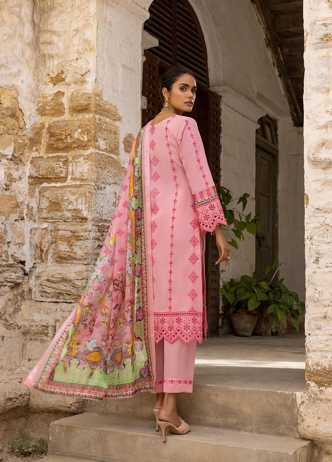 Kalyan By ZS Textiles Unstitched 3 Piece Embroidered Lawn Suit ZS23K D7 - Summer Collection Brand Mafia by Zonash