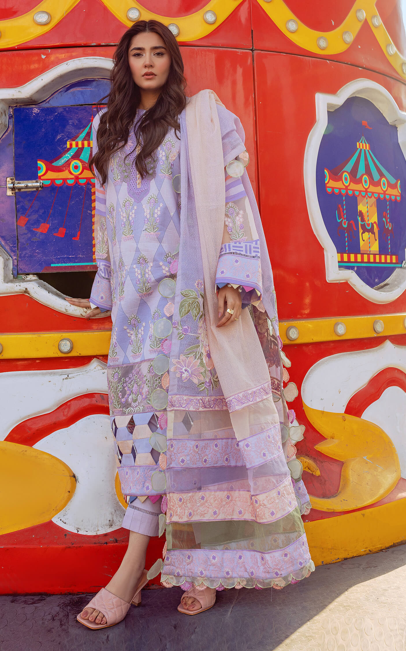 Lilibet By Asifa & Nabeel Embroidered Lawn Unstitched 3 Piece Suits (SL-06) Eliana - Spring / Summer Collection Brand Mafia by Zonash