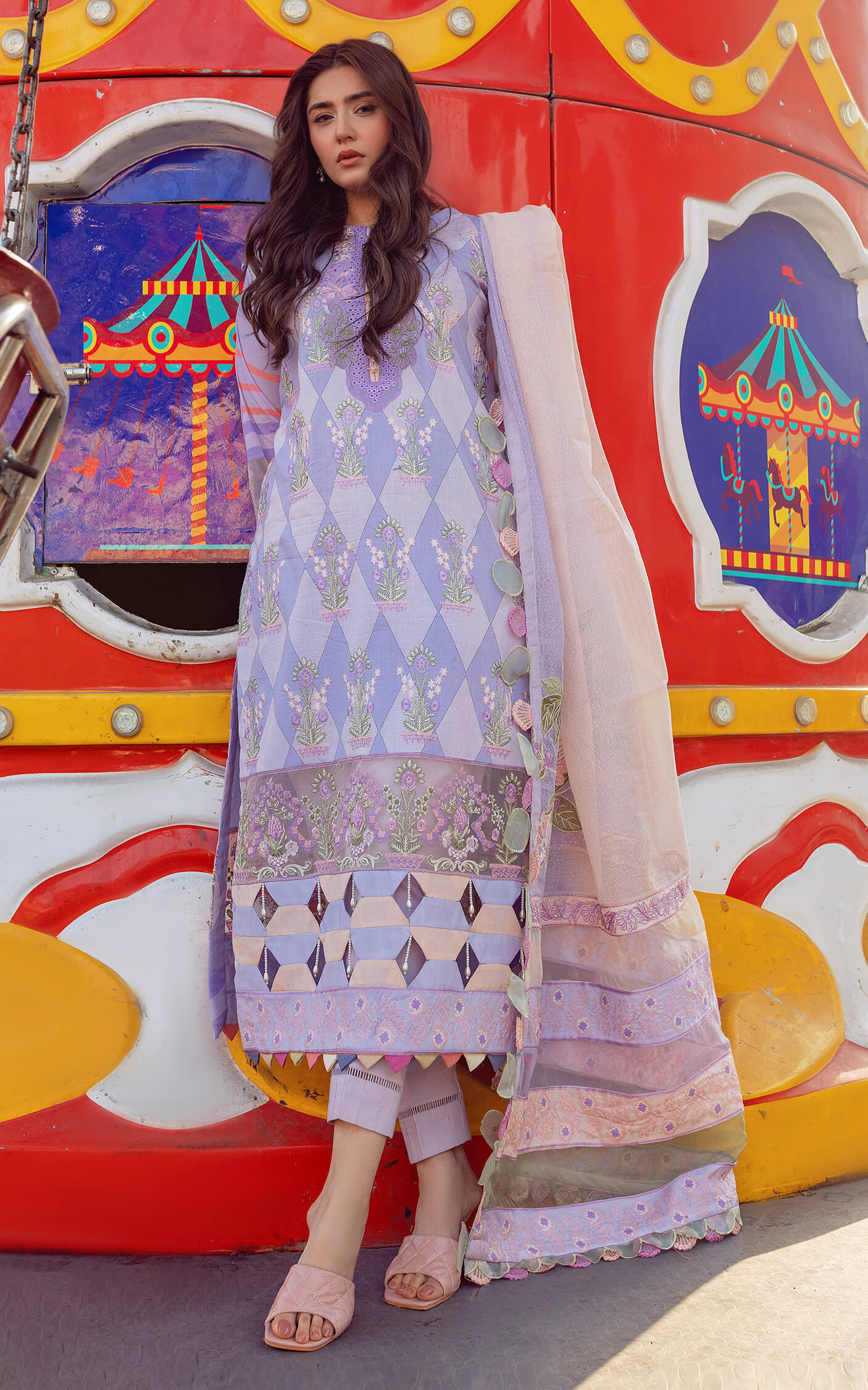 Lilibet By Asifa & Nabeel Embroidered Lawn Unstitched 3 Piece Suits (SL-06) Eliana - Spring / Summer Collection Brand Mafia by Zonash