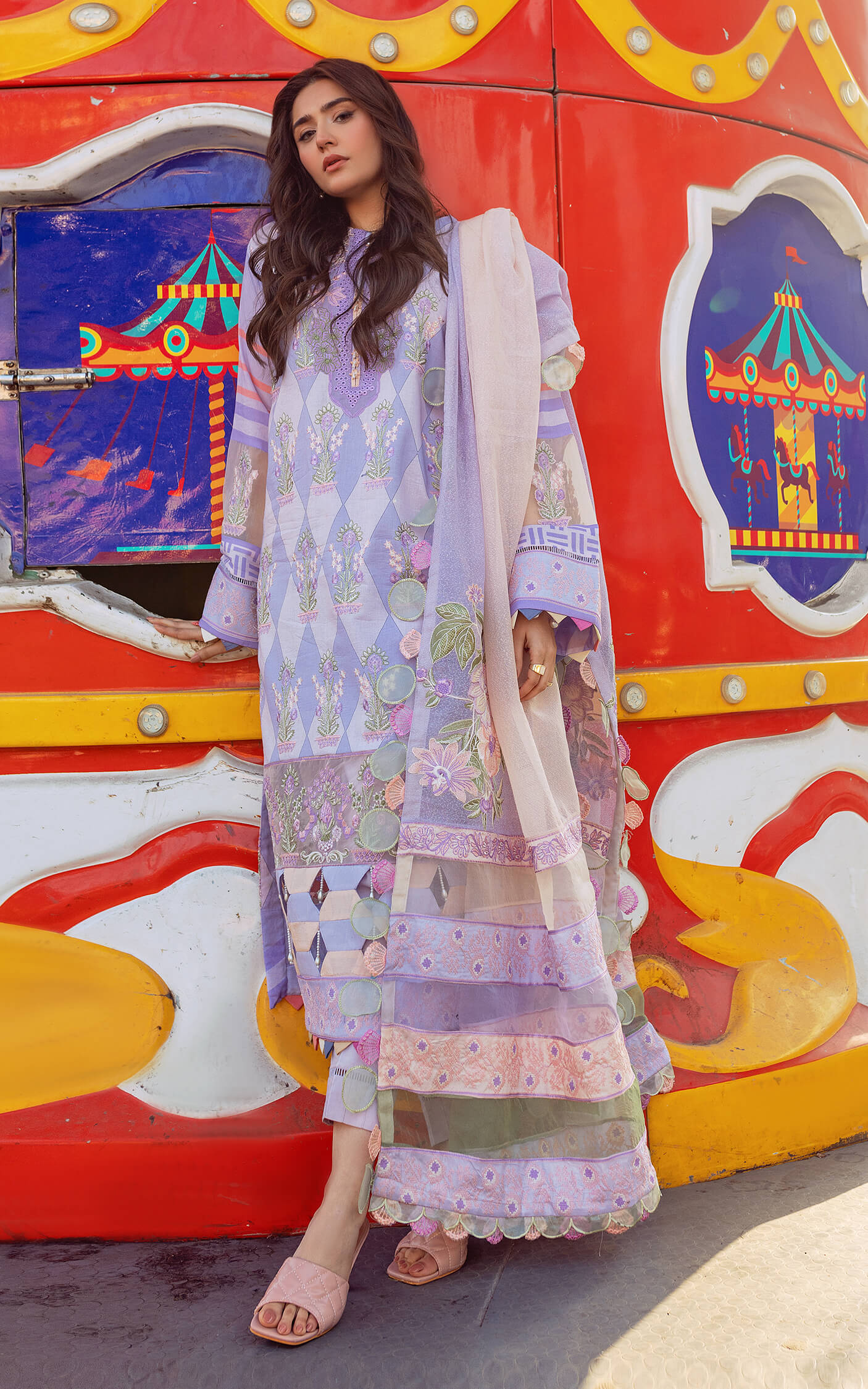 Lilibet By Asifa & Nabeel Embroidered Lawn Unstitched 3 Piece Suits (SL-06) Eliana - Spring / Summer Collection Brand Mafia by Zonash