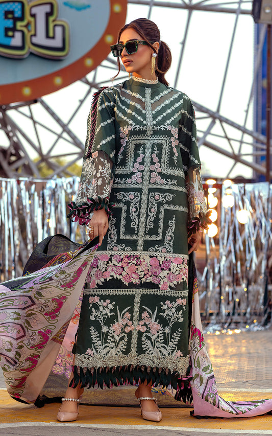 Lilibet By Asifa & Nabeel Embroidered Lawn Unstitched 3 Piece Suits (SL-08) Avery - Spring / Summer Collection Brand Mafia by Zonash