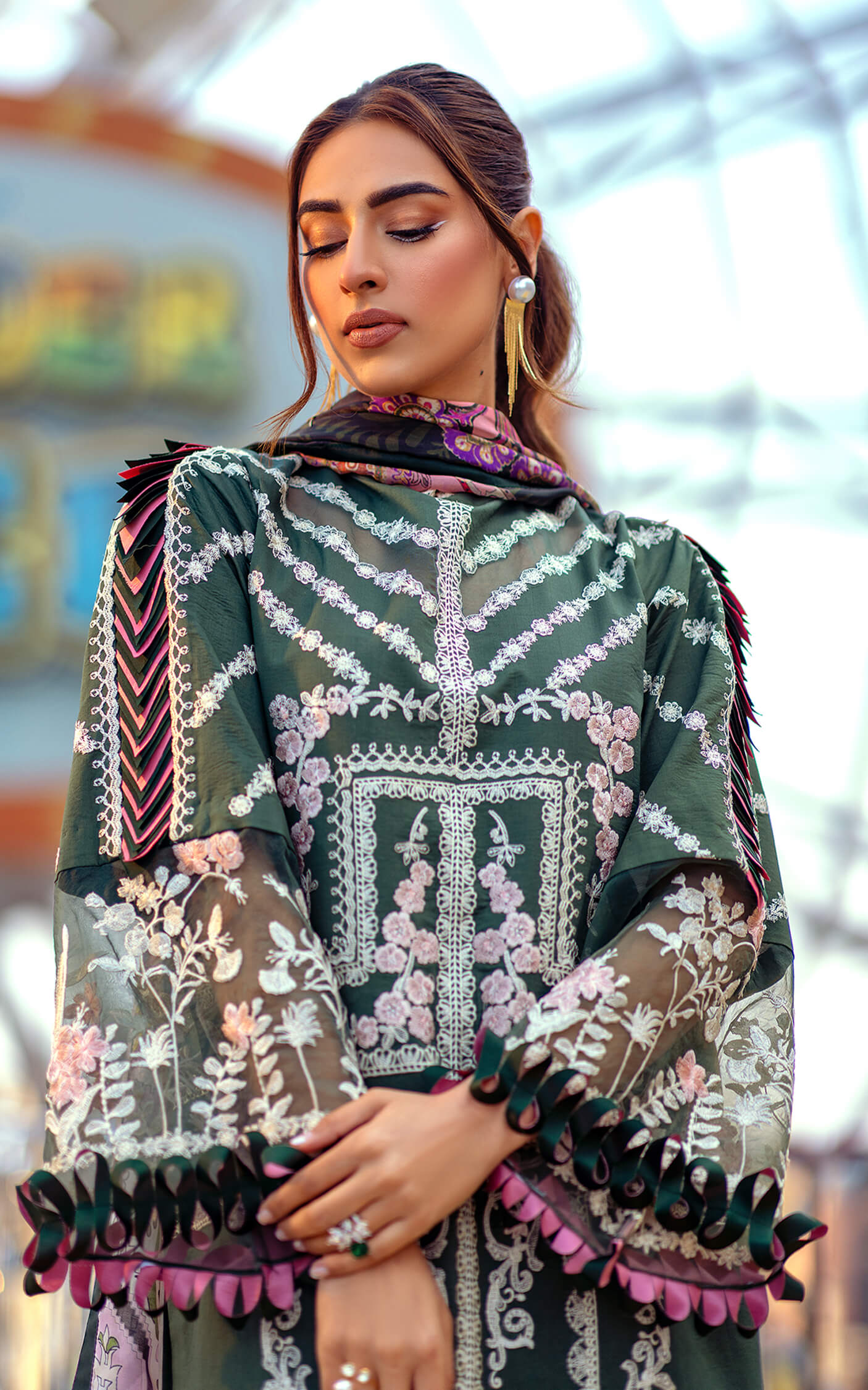 Lilibet By Asifa & Nabeel Embroidered Lawn Unstitched 3 Piece Suits (SL-08) Avery - Spring / Summer Collection Brand Mafia by Zonash