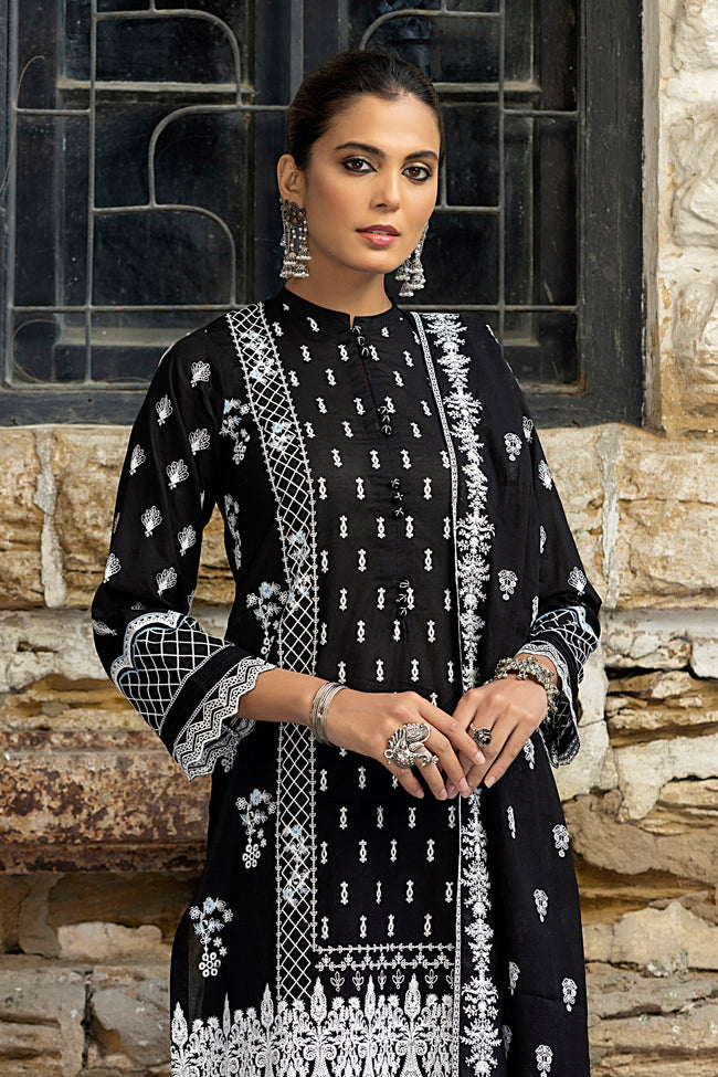 Luckhnowi By Lakhany Unstitched Piece Embroidered Lawn Suit - Premium Collection