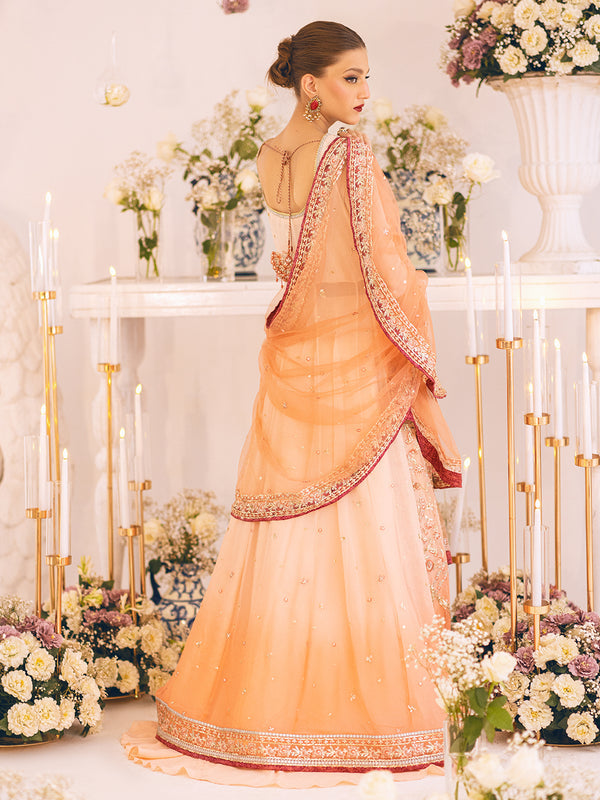 ROHEENAZ Luxury Kalidaar Unstitched 4Pc Chiffon Suit - RUNCH230101- Luxury Chiffon Collection 2023 Brand Mafia by Zonash