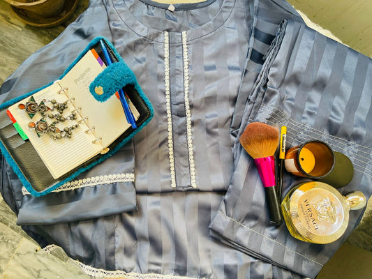 Readymade Embrace summer - RM-2PC28 -ย  Beautiful Vibrant Colored Matching 2pc Suit ๐บ Brand Mafia by Zonash