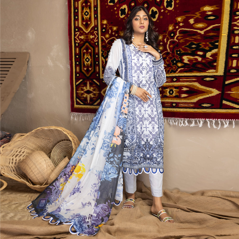 Salina By Regalia Textiles Unstitched 3 Piece Printed Lawn Suit - VOLUME 16 - Summer Collection