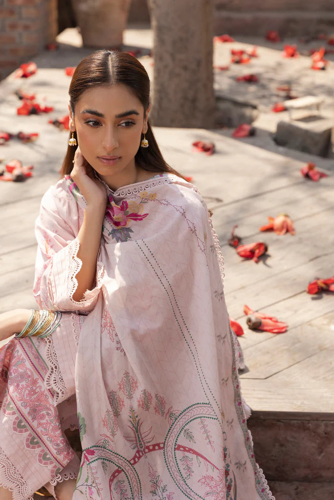 Aabyaan Embroidered Lawn Suits Unstitched 3 Piece ABY23P AP-06 Maaya - Summer Collection Brand Mafia by Zonash