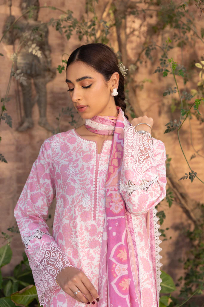 Aabyaan Embroidered Lawn Suits Unstitched 3 Piece ABY23P AP-08 Janaan - Summer Collection Brand Mafia by Zonash
