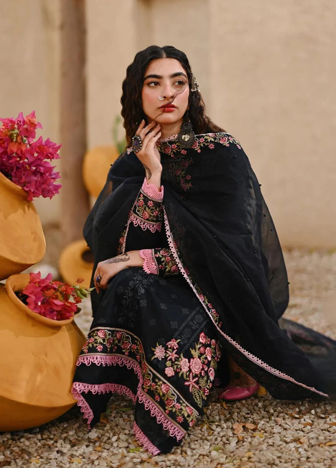 Aabyaan Meena Kumari Chikankari Eid Collection – Shabnam (AE-07) Brand Mafia by Zonash