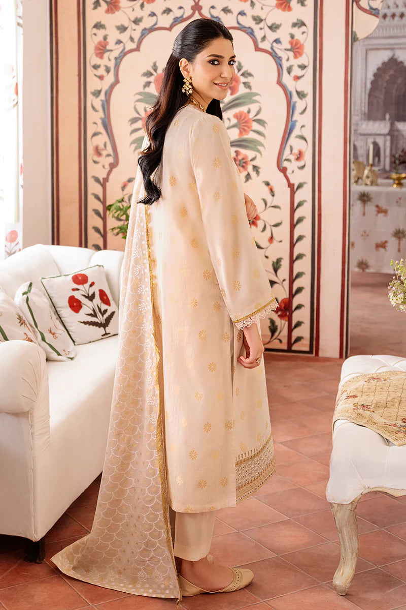 Cross Stitch Embroidered Lawn Suits Unstitched 3 Piece CS23EL 07 - Eid Collection Brand Mafia by Zonash