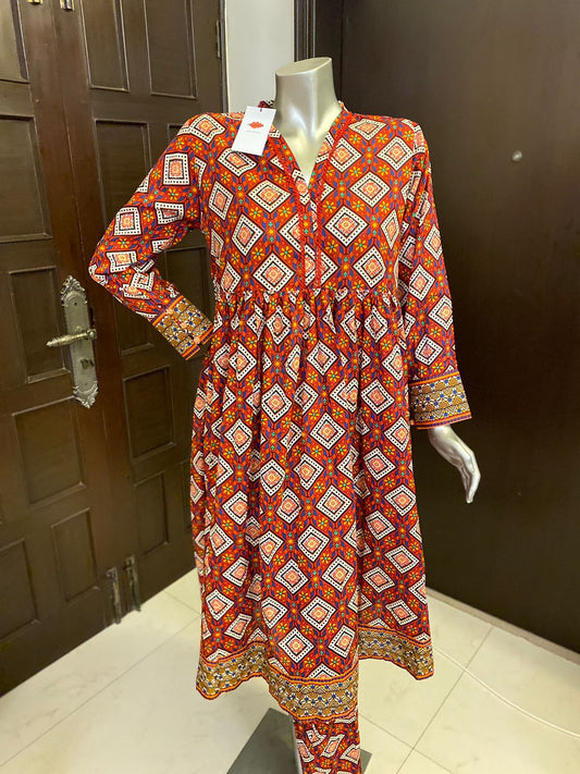 Khaadi Pret - Aline Shirts with Trousers -ย 2pc Suit ๐บ KP-08 Brand Mafia by Zonash