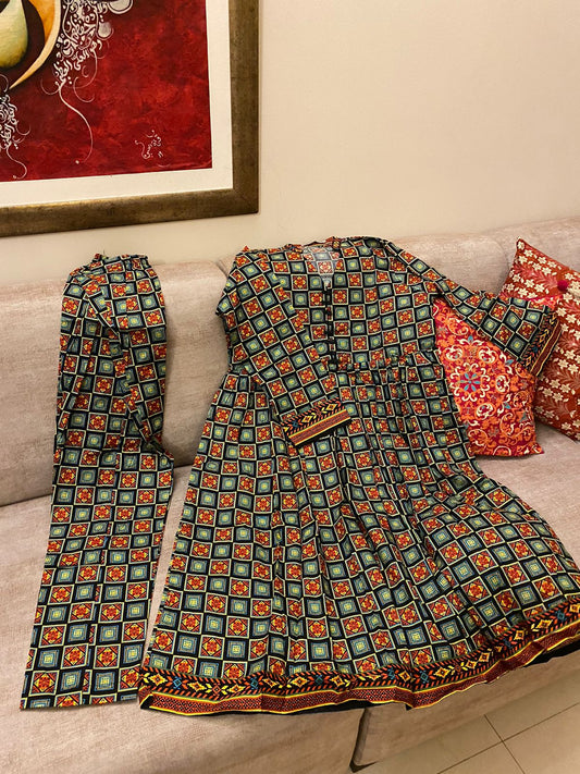 Khaadi Pret - Aline Shirts with Trousers - 2pc Suit ๐บ KP-12 Brand Mafia by Zonash