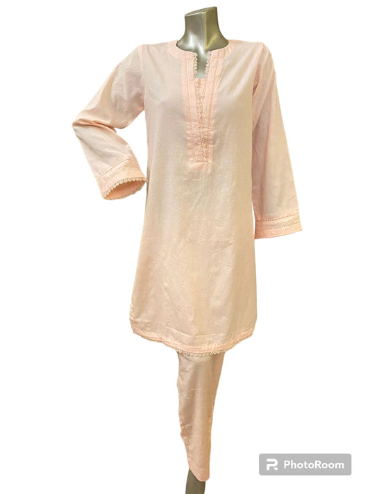 Khaadi Pret - Straight Shirts with Trousers - 2pc Suit ๐บ KP-07 Brand Mafia by Zonash