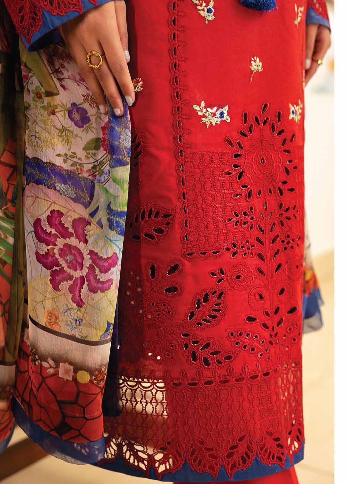Roheenaz Embroidered Lawn Suits Unstitched 3 Piece 01-B Shiza - Summer Collection Brand Mafia by Zonash