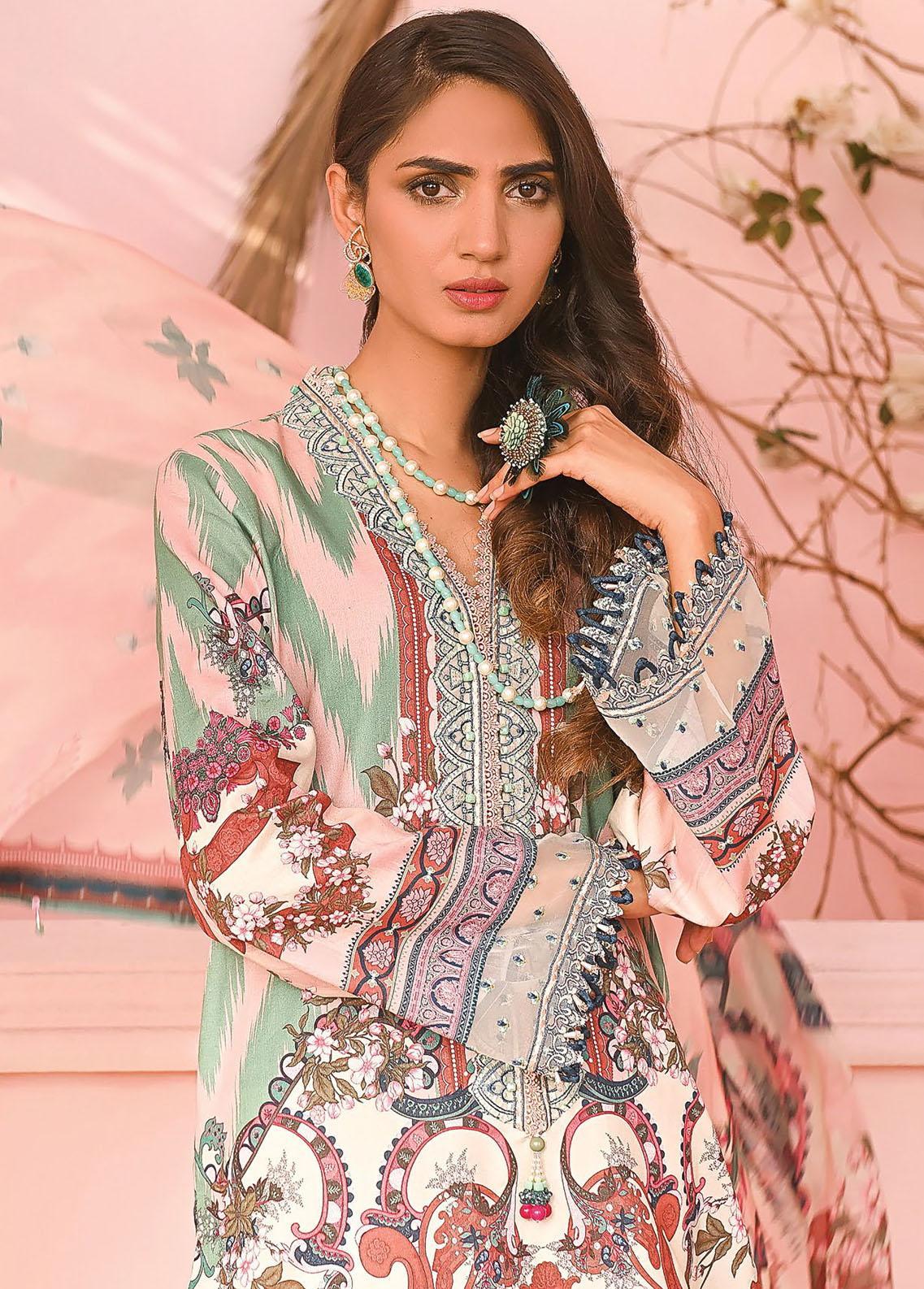 Viva Prints by Anaya Printed Lawn Suits Unstitched 3 Piece VP23-14 Suparna - Summer Collection Brand Mafia by Zonash