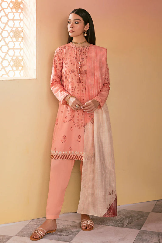 Cross-Stitch-Unstitched-3-Piece-Embroidered-Lawn-Suit-CS23PL-D-17-Blush-Peach-Eid-Collection