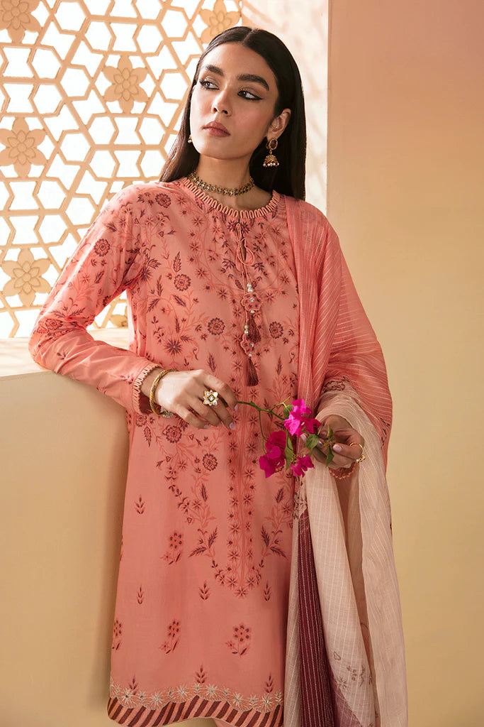 Cross-Stitch-Unstitched-3-Piece-Embroidered-Lawn-Suit-CS23PL-D-17-Blush-Peach-Eid-Collection