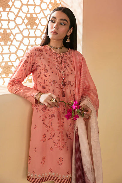 Cross-Stitch-Unstitched-3-Piece-Embroidered-Lawn-Suit-CS23PL-D-17-Blush-Peach-Eid-Collection