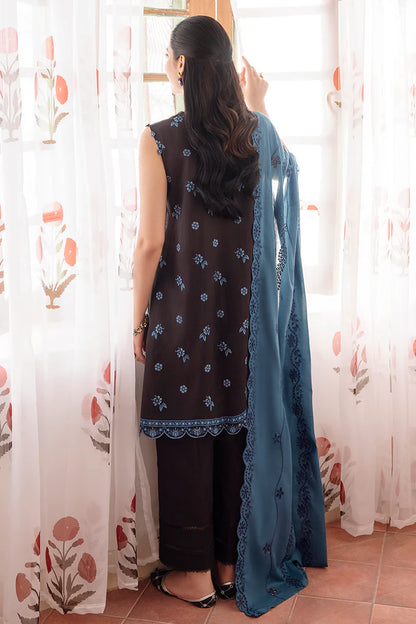 Cross-Stitch-Unstitched-3-Piece-Embroidered-Lawn-Suit-CS23PL-D-18-dark-arcade-Eid-Collection