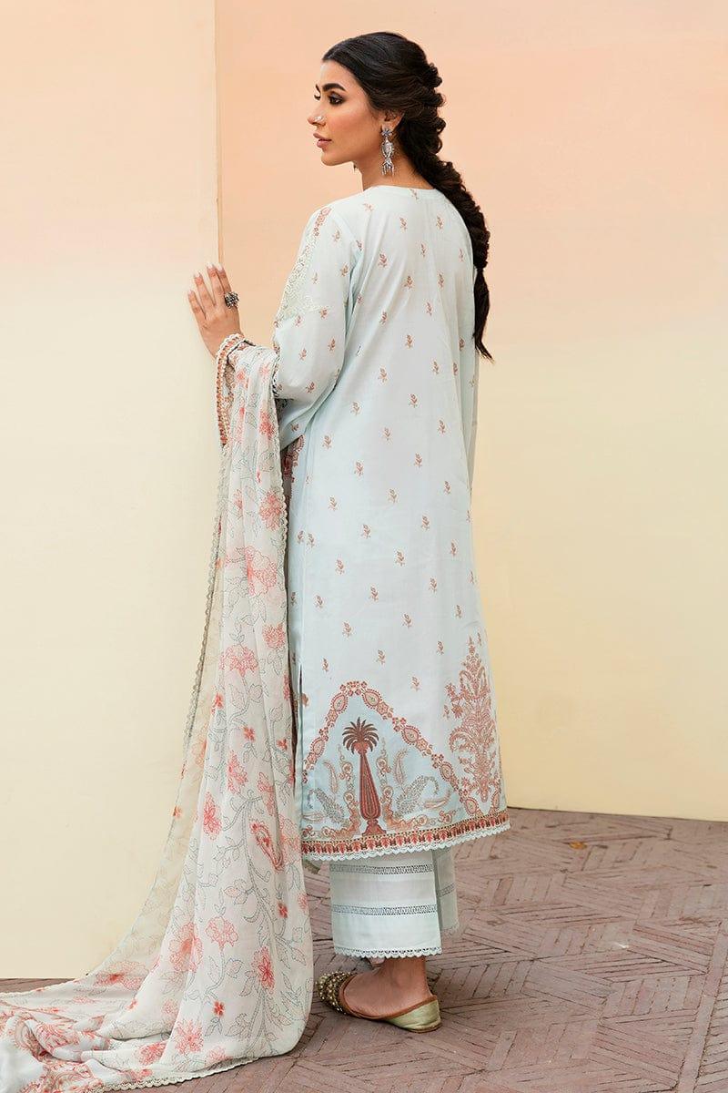 Cross-Stitch-Unstitched-3-Piece-Embroidered-Lawn-Suit-CS23PL-D-22-Misty-Blue-Eid-Collection