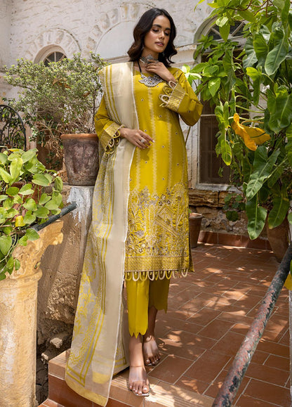 Kalyan By ZS Textiles Unstitched 3 Piece Embroidered Lawn Suit ZS23K D3 - Summer Collection Brand Mafia by Zonash