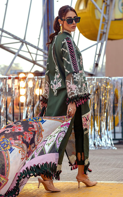 Lilibet By Asifa & Nabeel Embroidered Lawn Unstitched 3 Piece Suits (SL-08) Avery - Spring / Summer Collection Brand Mafia by Zonash