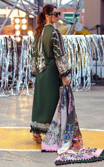 Lilibet By Asifa & Nabeel Embroidered Lawn Unstitched 3 Piece Suits (SL-08) Avery - Spring / Summer Collection Brand Mafia by Zonash