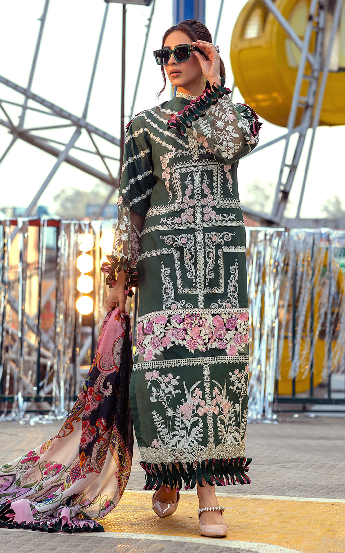 Lilibet By Asifa & Nabeel Embroidered Lawn Unstitched 3 Piece Suits (SL-08) Avery - Spring / Summer Collection Brand Mafia by Zonash