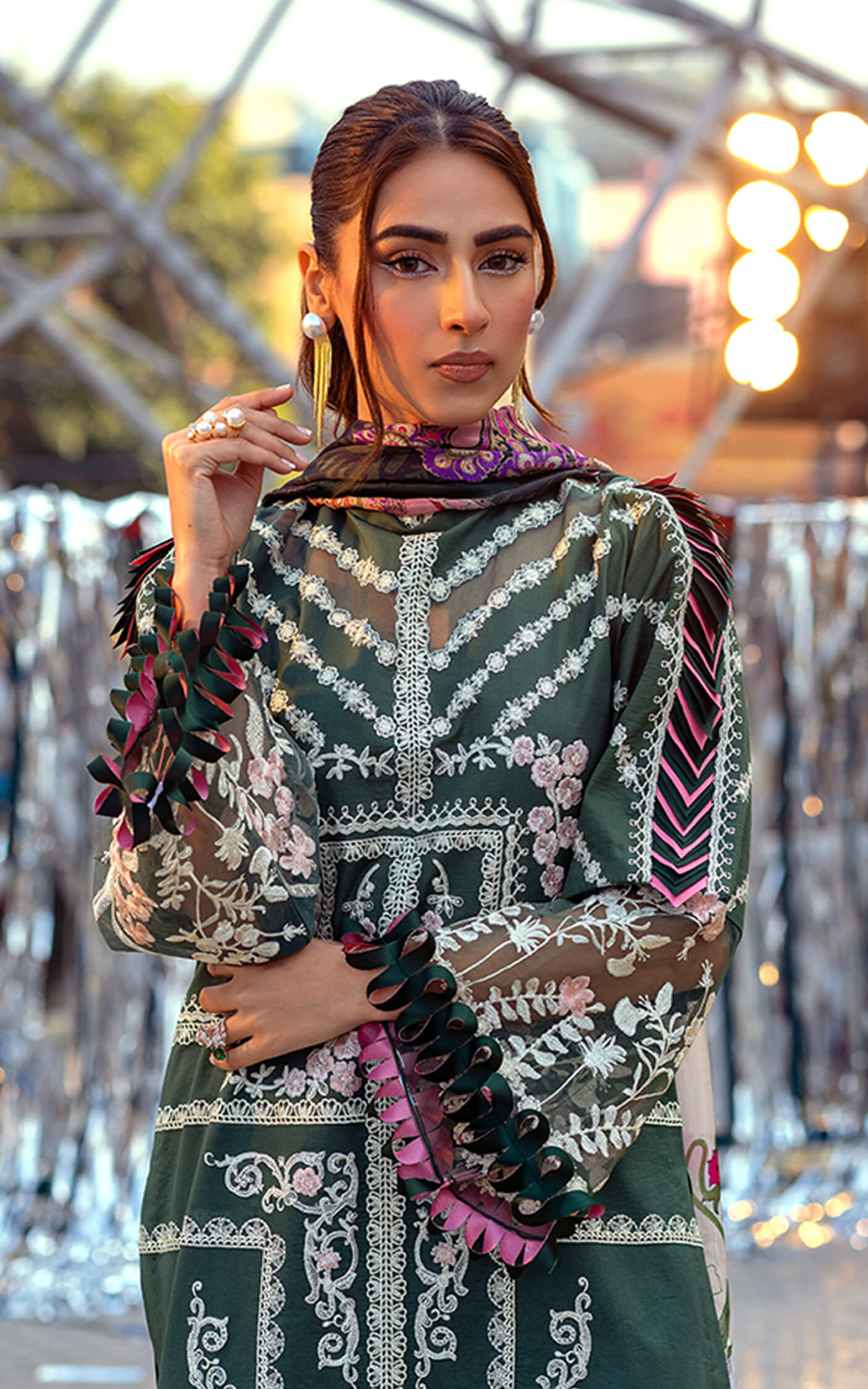 Lilibet By Asifa & Nabeel Embroidered Lawn Unstitched 3 Piece Suits (SL-08) Avery - Spring / Summer Collection Brand Mafia by Zonash