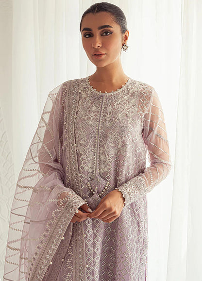 Luxe Atelier By Cross Stitch Unstitched 4 Piece Embroidered Organza Suit CS23 D-06 Chromatic Hue - Luxury Collection Brand Mafia by Zonash