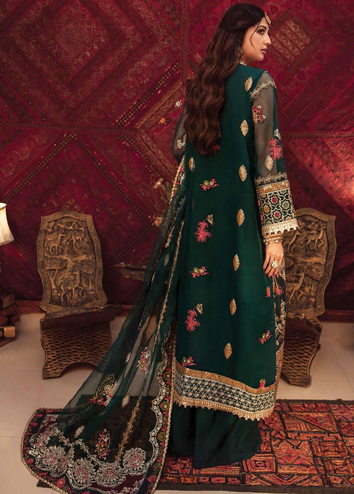 Sajni By Gisele Stitched 3 Piece Embroidered Organza Suit GL22SJ Rukhsar - Luxury Formal Collection Brand Mafia by Zonash