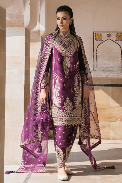 Shahkaar By Jazmin Unstitched 3 Piece Embroidered Lawn Suit JZ24SK D-06 - Festive Collection Brand Mafia by Zonash