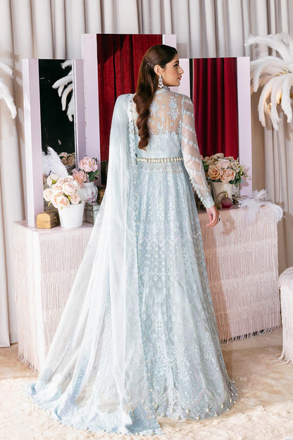 Starlet By Afrozeh Unstitched 3 Piece Embroidered Chiffon Suit AF23ST-V1-10 Gossamer - Luxury Collection Brand Mafia by Zonash