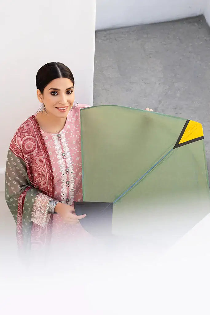 Uraan-By-Cross-Stitch-Unstitched-3-Piece-Embroidered-Lawn-Suit-CS23U-Lush-Pink-Premium-Eid-Collection