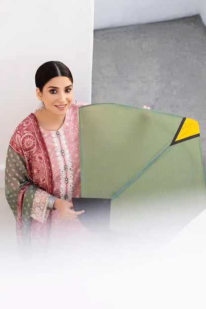 Uraan-By-Cross-Stitch-Unstitched-3-Piece-Embroidered-Lawn-Suit-CS23U-Lush-Pink-Premium-Eid-Collection