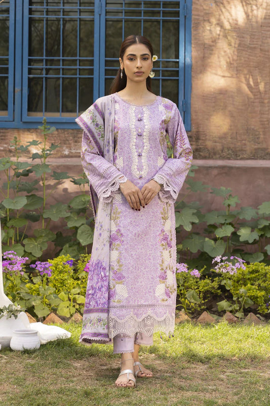 Aabyaan Embroidered Lawn Suits Unstitched 3 Piece ABY23P AP-01 Zora - Summer Collection Brand Mafia by Zonash