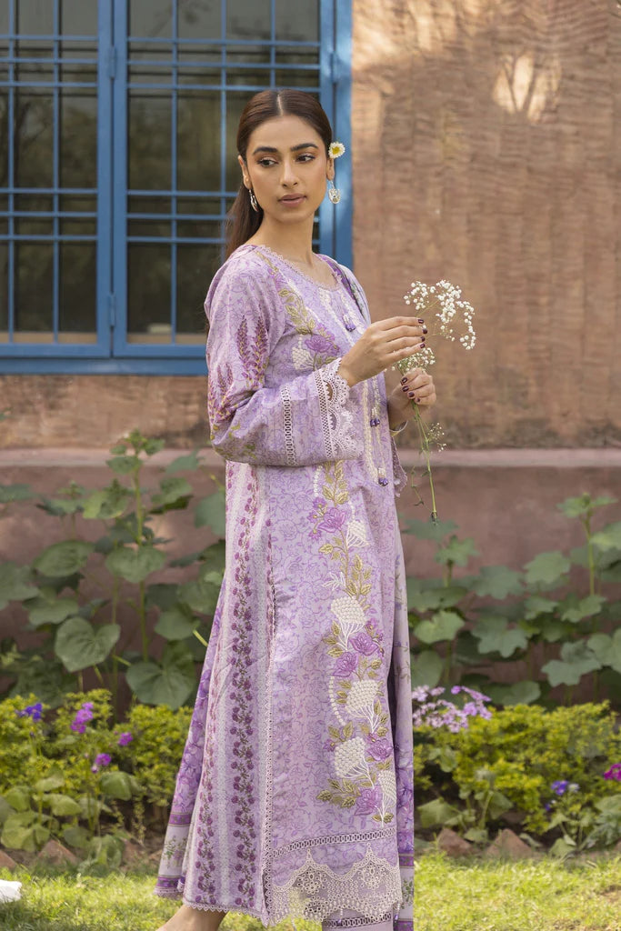 Aabyaan Embroidered Lawn Suits Unstitched 3 Piece ABY23P AP-01 Zora - Summer Collection Brand Mafia by Zonash