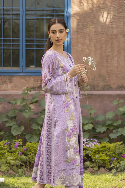 Aabyaan Embroidered Lawn Suits Unstitched 3 Piece ABY23P AP-01 Zora - Summer Collection Brand Mafia by Zonash