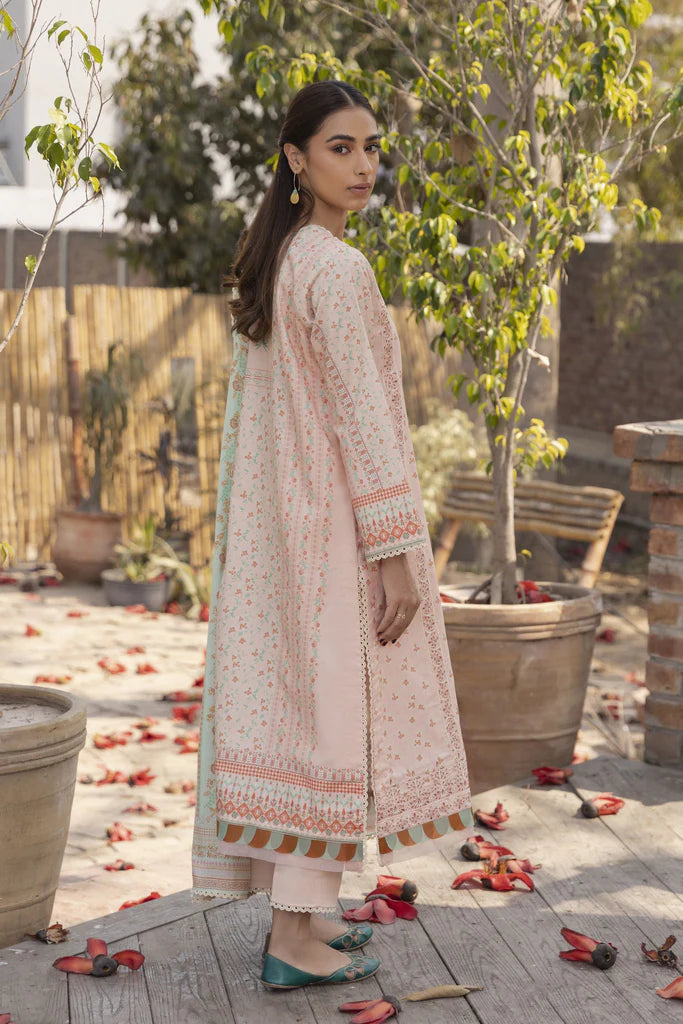 Aabyaan Embroidered Lawn Suits Unstitched 3 Piece ABY23P AP-02 Ria - Summer Collection Brand Mafia by Zonash