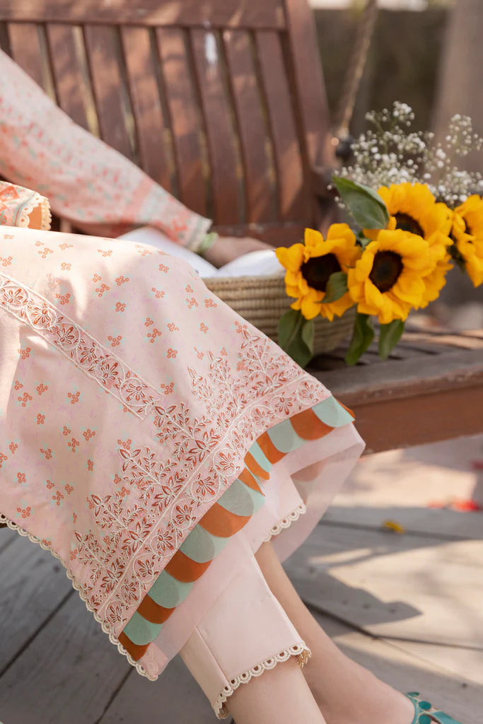 Aabyaan Embroidered Lawn Suits Unstitched 3 Piece ABY23P AP-02 Ria - Summer Collection Brand Mafia by Zonash