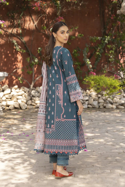 Aabyaan Embroidered Lawn Suits Unstitched 3 Piece ABY23P AP-05 Cyra - Summer Collection Brand Mafia by Zonash