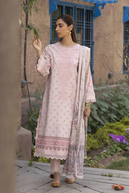 Aabyaan Embroidered Lawn Suits Unstitched 3 Piece ABY23P AP-06 Maaya - Summer Collection Brand Mafia by Zonash