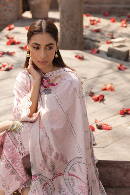 Aabyaan Embroidered Lawn Suits Unstitched 3 Piece ABY23P AP-06 Maaya - Summer Collection Brand Mafia by Zonash
