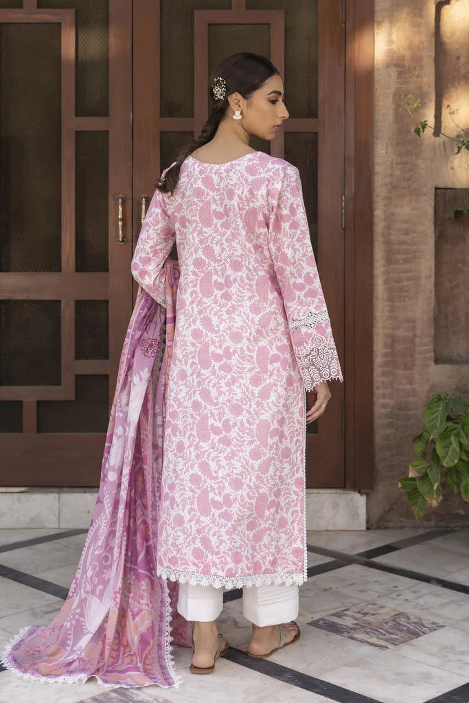 Aabyaan Embroidered Lawn Suits Unstitched 3 Piece ABY23P AP-08 Janaan - Summer Collection Brand Mafia by Zonash
