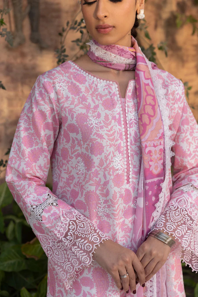 Aabyaan Embroidered Lawn Suits Unstitched 3 Piece ABY23P AP-08 Janaan - Summer Collection Brand Mafia by Zonash