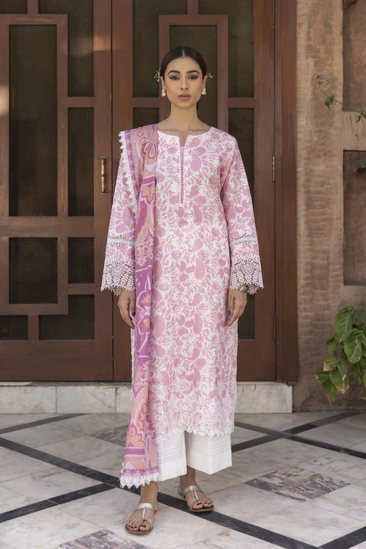Aabyaan Embroidered Lawn Suits Unstitched 3 Piece ABY23P AP-08 Janaan - Summer Collection Brand Mafia by Zonash