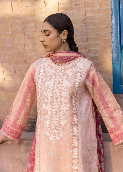 Aabyaan Embroidered Lawn Suits Unstitched 3 Piece ABY23P AP-09 Hanna - Summer Collection Brand Mafia by Zonash
