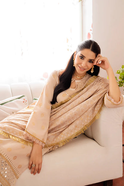 Cross Stitch Embroidered Lawn Suits Unstitched 3 Piece CS23EL 07 - Eid Collection Brand Mafia by Zonash