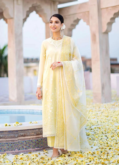 Cross Stitch Embroidered Lawn Suits Unstitched 3 Piece CS23EL 13 Summer Breeze - Eid Collection Brand Mafia by Zonash