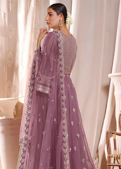 Gul-e-Mehnaaz By Hadia Eman Unstitched 3 Piece Embroidered Chiffon Suit HE22GM HEC-03 - Luxury Collection